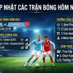 các trận bóng hôm nay
